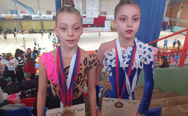 Γ.Α.Σ. ΧΟΛΑΡΓΟΥ-ΡΥΘΜΙΚΗ: 2 αθλήτριες, 3 χρυσά και 1 χάλκινο!