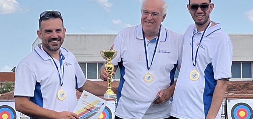 Χρυσός πρωταθλητής Ελλάδας ο ΓΑΣ Χολαργού στο ομαδικό Σύνθετου Τόξου Ανδρών
